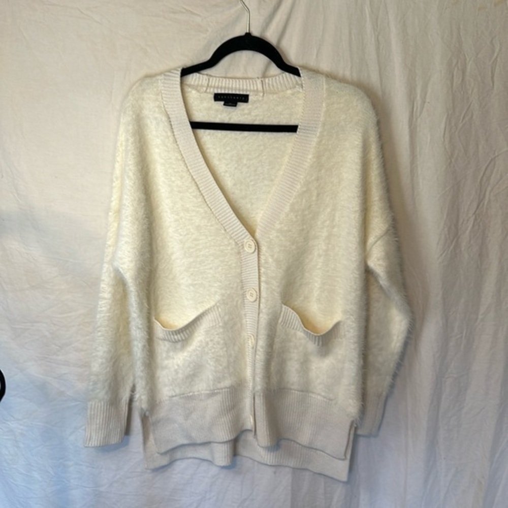 Sanctuary Ivory Cream Cardigan Button Down Size XSmall